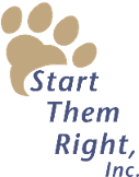 Logo, Start Them Right Inc. - Dog Trainer